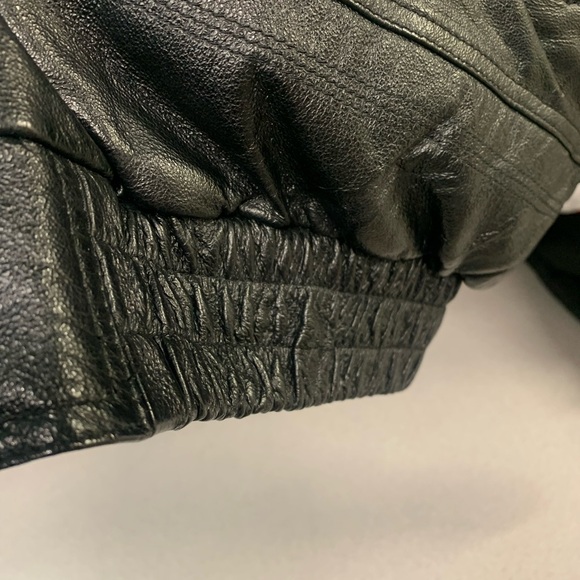 ✨Host Pick✨American Outerwear black leather jacket sz 3XLT - Picture 8 of 11